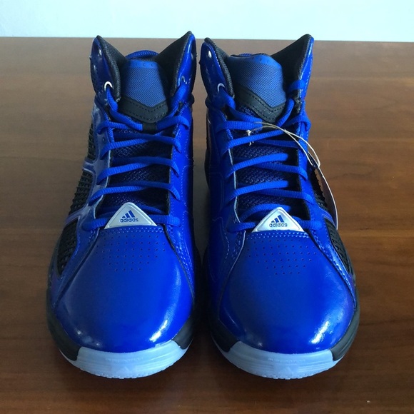 Mens Adidas AdiZero Derrick Rose 1.5 Restomod Royal Blue Basketball GY7223 - Picture 3 of 5
